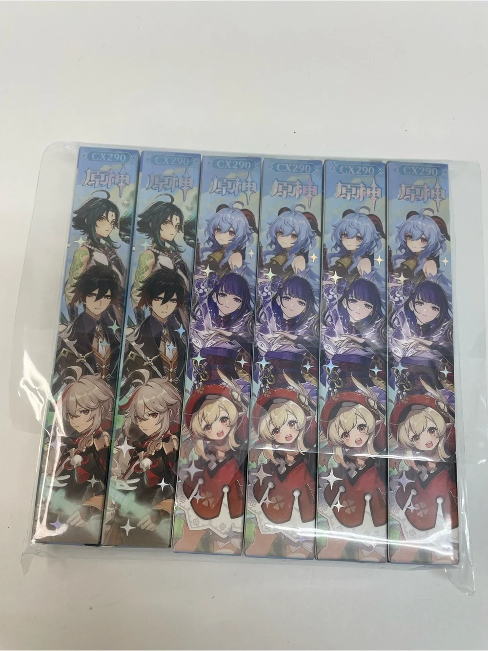 Genshin Anime Character - Pens Set of 6